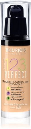 Жидкая основа для идеального внешнего вида Bourjois 123 Perfect, 55 Beige Fonce SPF 10 30 ml
Жидкая основа для идеального внешнего вида Bourjois 123 Perfect, 55 Beige Fonce SPF 10 30 ml