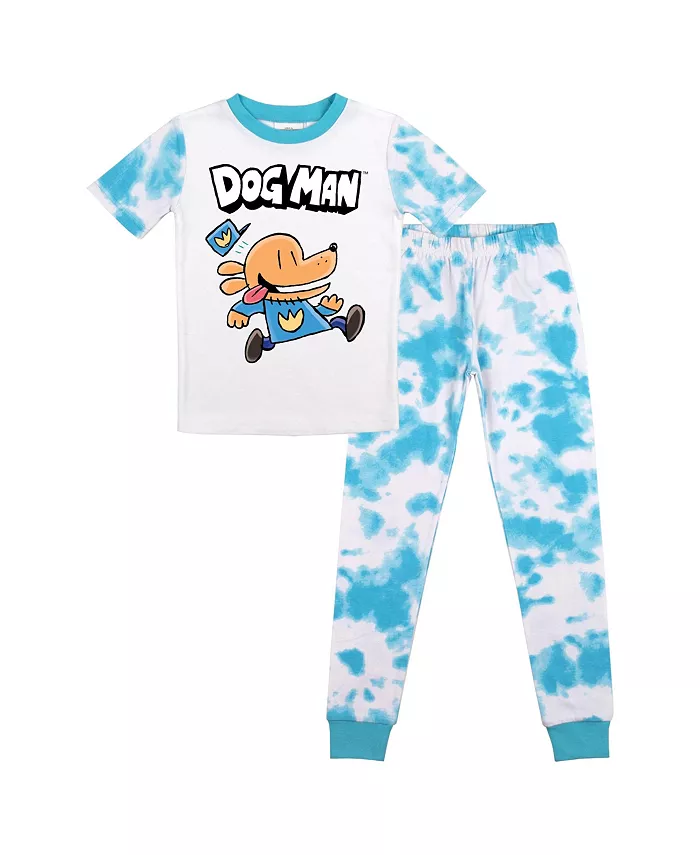 Комплект для девочек: футболка с коротким рукавом и пижамные брюки в стиле голубой джинсовой мойки - размер 14 Dog Man, синий
Комплект для девочек: футболка с коротким рукавом и пижамные брюки в стиле голубой джинсовой мойки - размер 14 Dog Man, синий