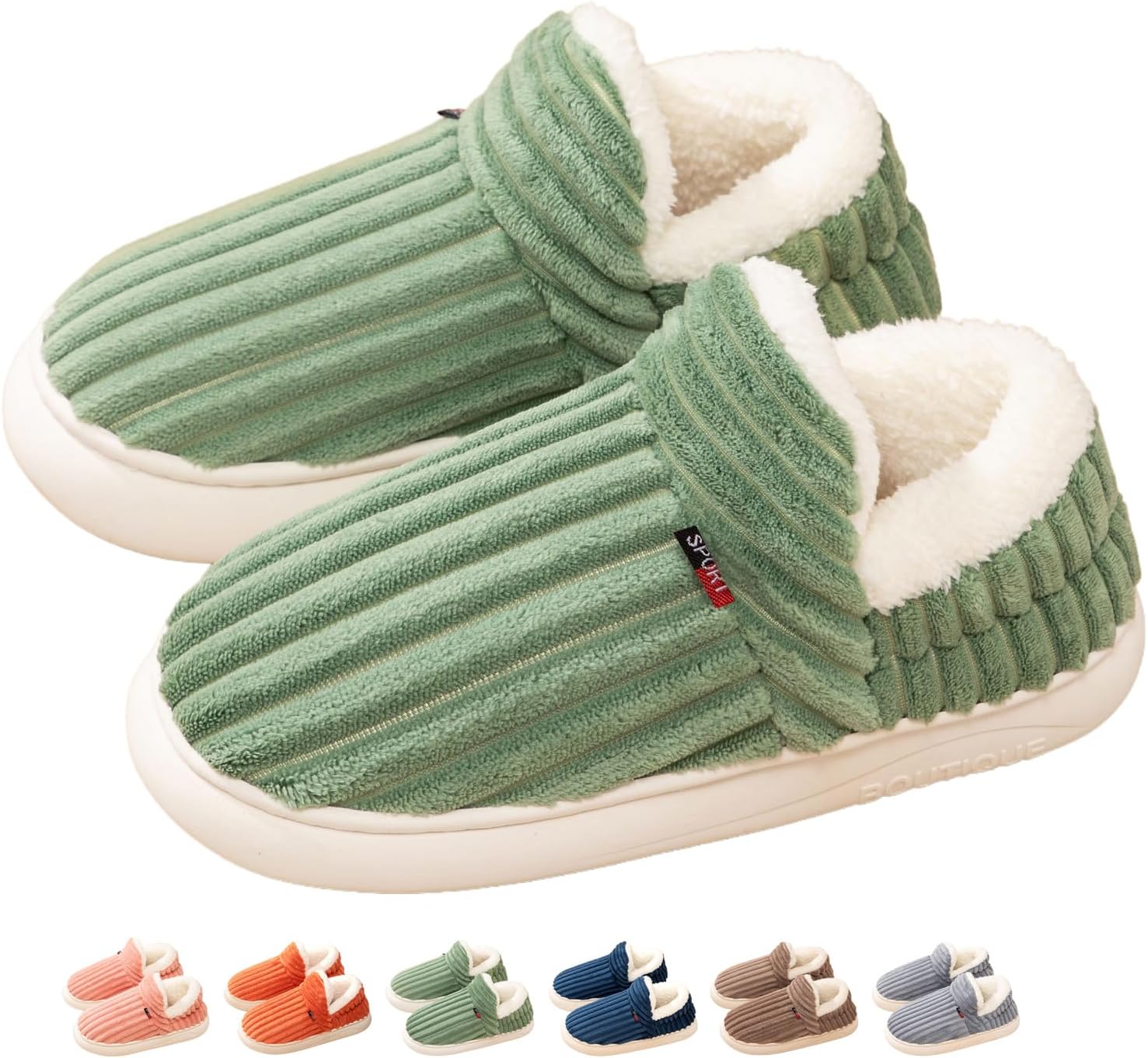Уютные и стильные домашние тапочки Puffy Cozy для женщин и мужчин, обновленная модель Cozy Cloud 2025 года, нескользящая подошва на толстой подошве Generic, зеленый
Уютные и стильные домашние тапочки Puffy Cozy для женщин и мужчин, обновленная модель Cozy Cloud 2025 года, нескользящая подошва на толстой подошве Generic, зеленый