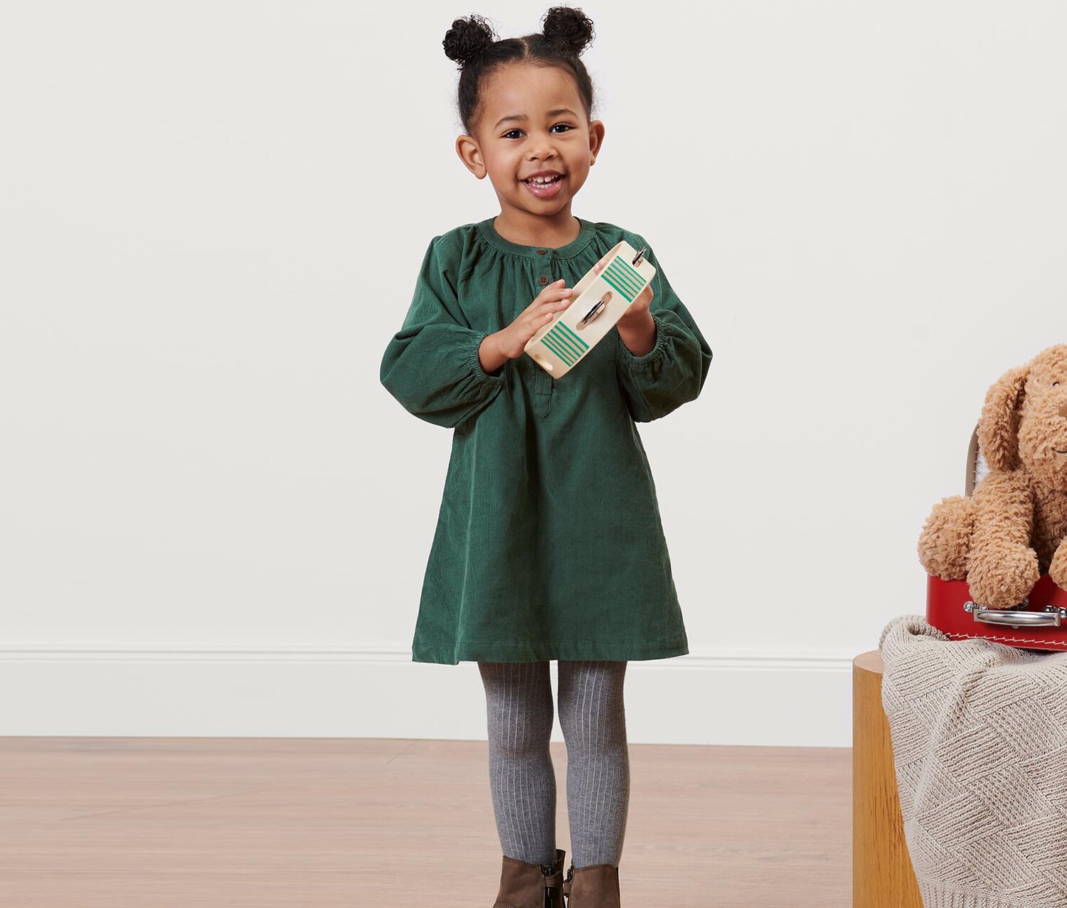 Вельветовое платье для малышей Tchibo, зеленый лес
Вельветовое платье для малышей Tchibo, зеленый лес