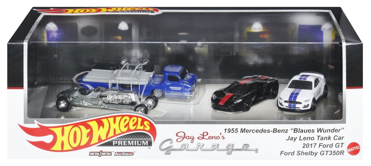 Hw Premium, Набор «Гараж Джея Лено», 4 предмета, масштаб 1:64 Hot Wheels
Hw Premium, Набор «Гараж Джея Лено», 4 предмета, масштаб 1:64 Hot Wheels