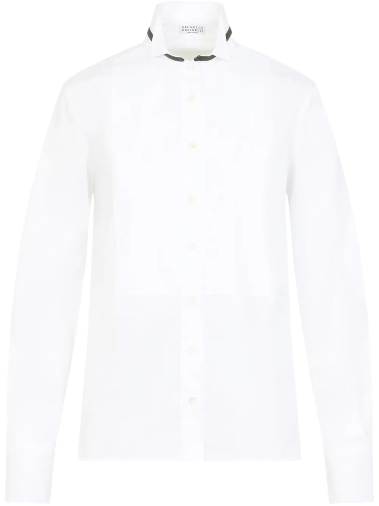 Рубашка Brunello Cucinelli с отделкой Monili, белый
Рубашка Brunello Cucinelli с отделкой Monili, белый