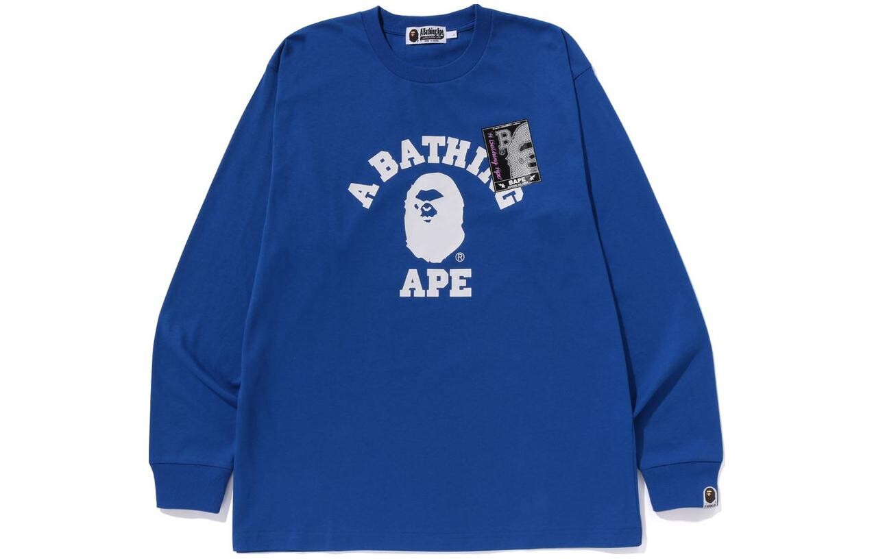 Футболка с длинным рукавом BAPE Mad Face College A Bathing Ape, синий
Футболка с длинным рукавом BAPE Mad Face College A Bathing Ape, синий