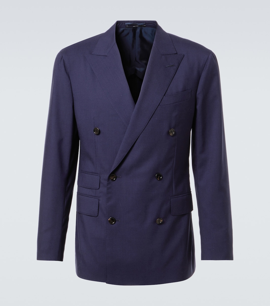 Тропический шерстяной блейзер Dunhill, Spring Navy
Тропический шерстяной блейзер Dunhill, Spring Navy