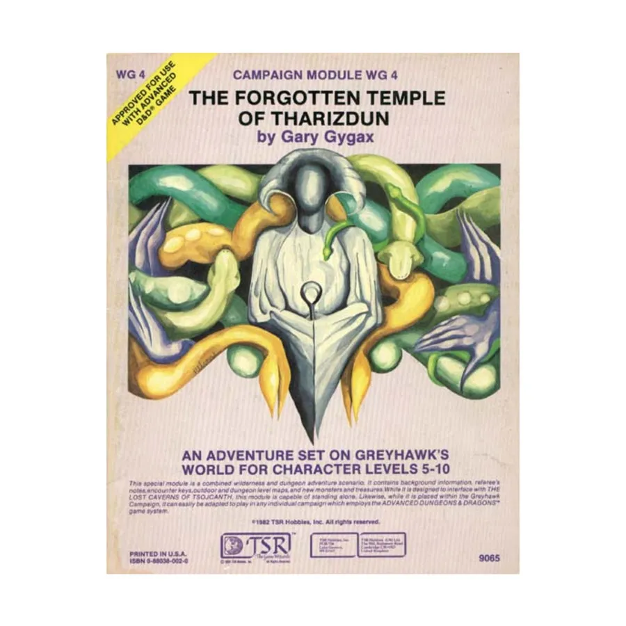 Модуль Forgotten Temple of Tharizdun, Greyhawk (TSR)
Модуль Forgotten Temple of Tharizdun, Greyhawk (TSR)
