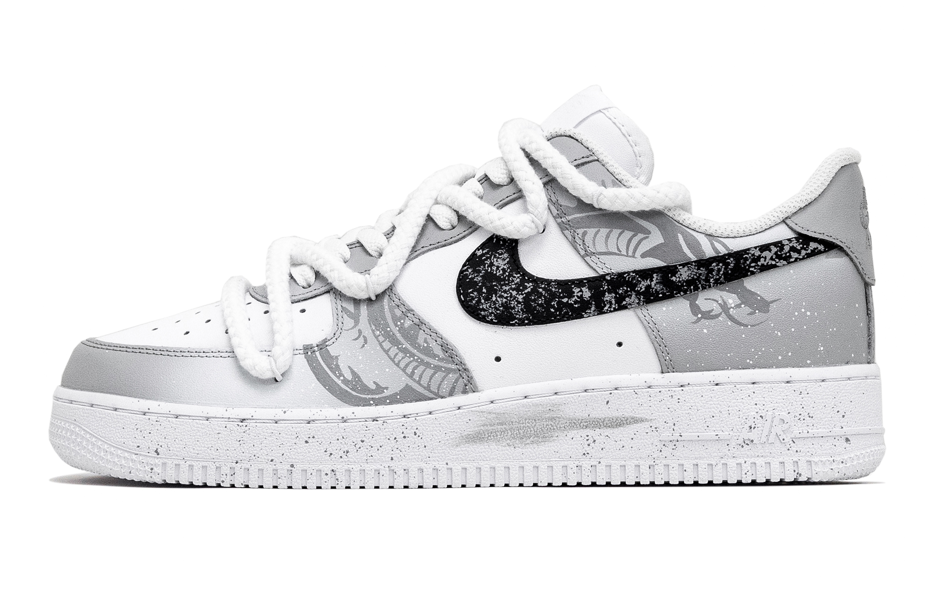 Кроссовки для скейтбординга Air Force 1, мужские, низкие, серо-черные Nike, Light Gray
Кроссовки для скейтбординга Air Force 1, мужские, низкие, серо-черные Nike, Light Gray
