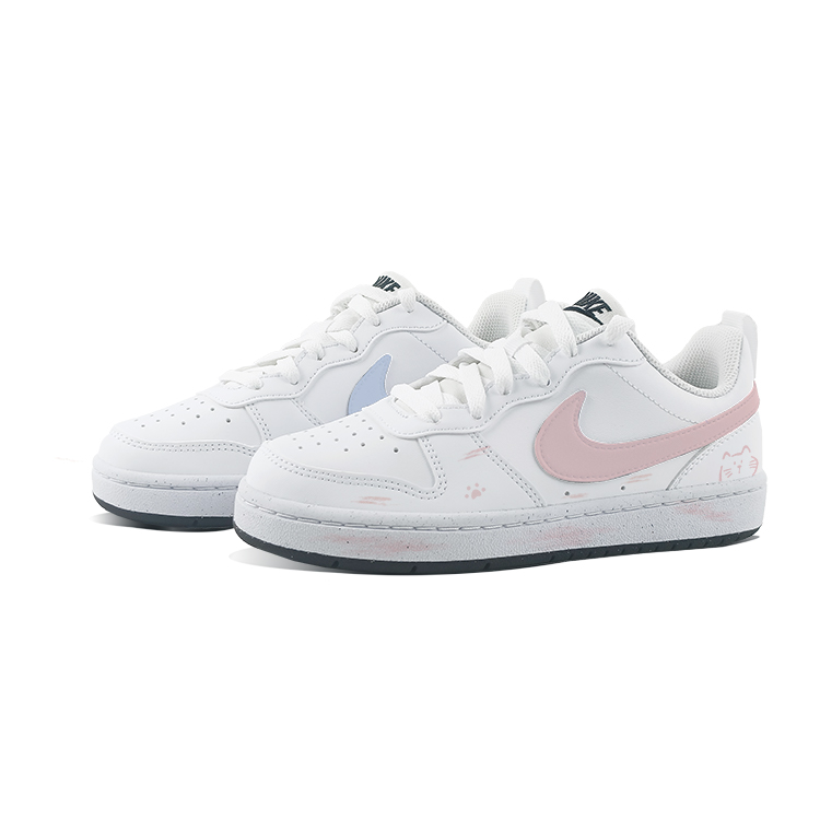 Nike Court Borough Blue Pink Cat Mismatched Low top детские скейтбордские кроссовки White для подростков
Nike Court Borough Blue Pink Cat Mismatched Low top детские скейтбордские кроссовки White для подростков