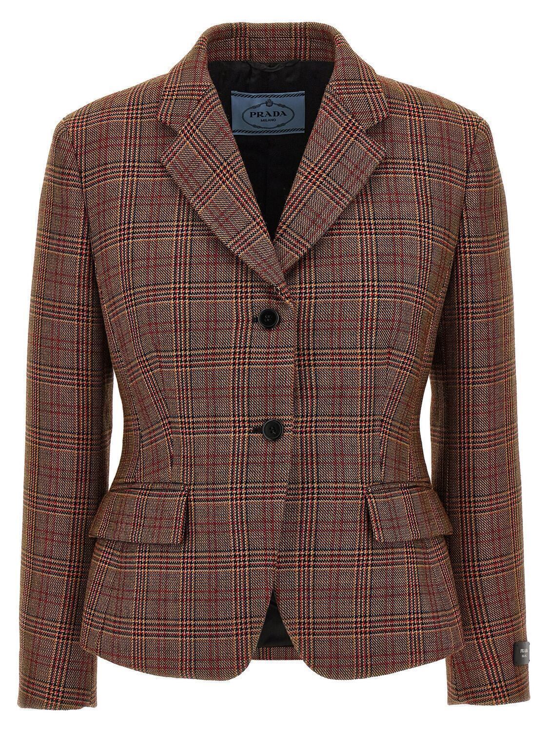 Пиджак в клетку «принц Уэльский» Prada, мультиколор
Пиджак в клетку «принц Уэльский» Prada, мультиколор