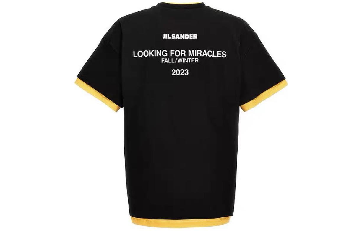 Футболка с логотипом JIL SANDER, черная
Футболка с логотипом JIL SANDER, черная