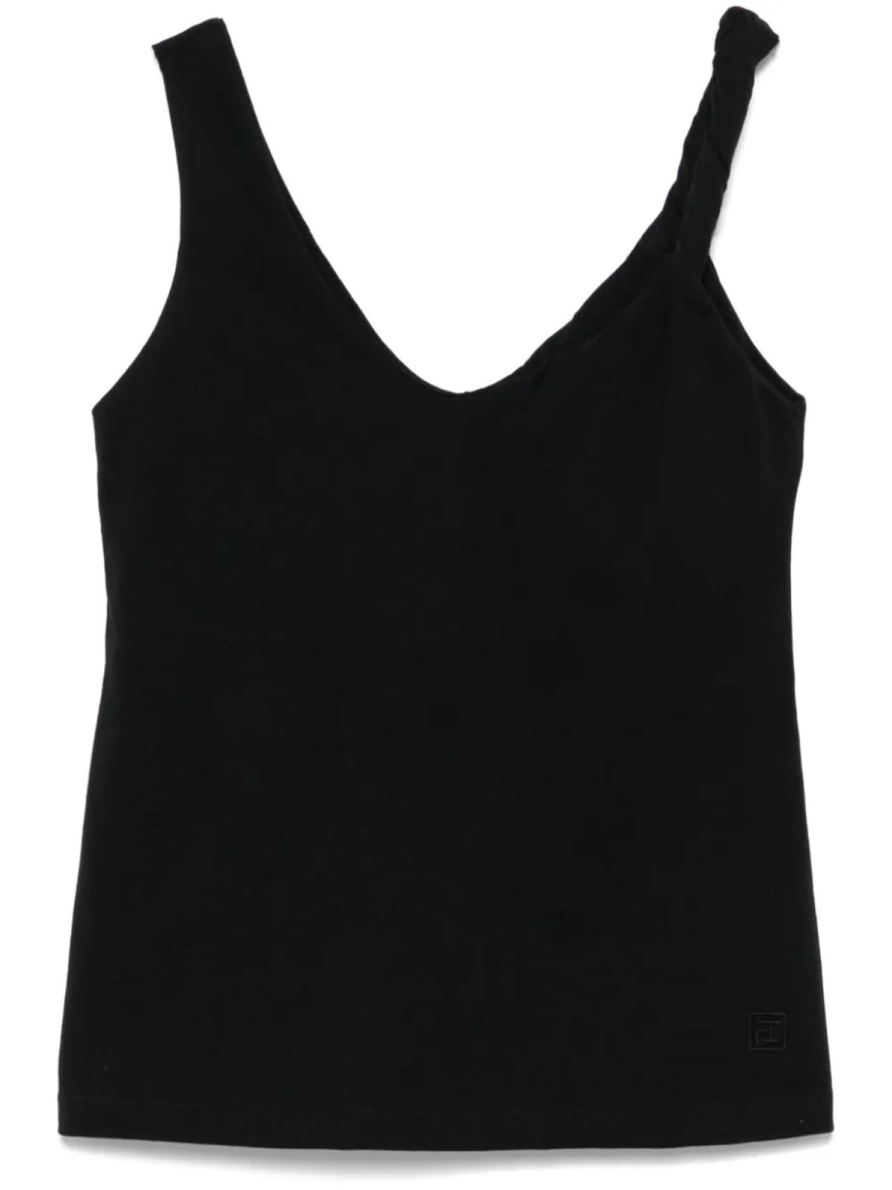 Топ Federica Tosi с перекрученной деталью, черный
Топ Federica Tosi с перекрученной деталью, черный