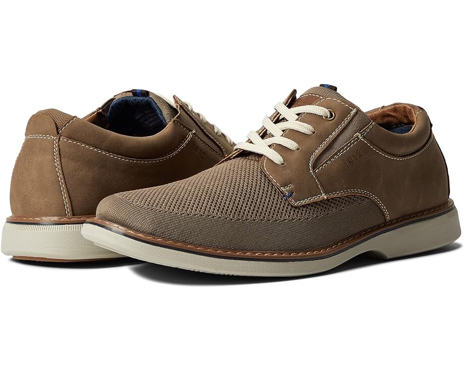 Оксфорды Nunn Bush Otto Knit Plain Toe, цвет Taupe 
Оксфорды Nunn Bush Otto Knit Plain Toe, цвет Taupe