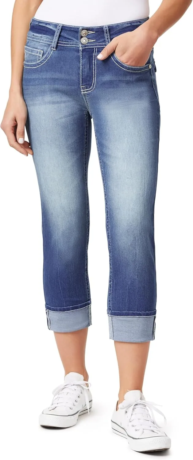 WallFlower Women's Luscious Curvy 23.5" Crop Mid-Rise Bling Insta Stretch Juniors
WallFlower Women's Luscious Curvy 23.5" Crop Mid-Rise Bling Insta Stretch Juniors