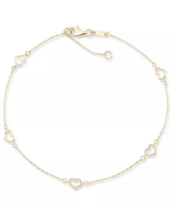 Браслет на лодыжку с открытым сердцем из полированного золота 10 карат Macy'S, gold
Браслет на лодыжку с открытым сердцем из полированного золота 10 карат Macy'S, gold