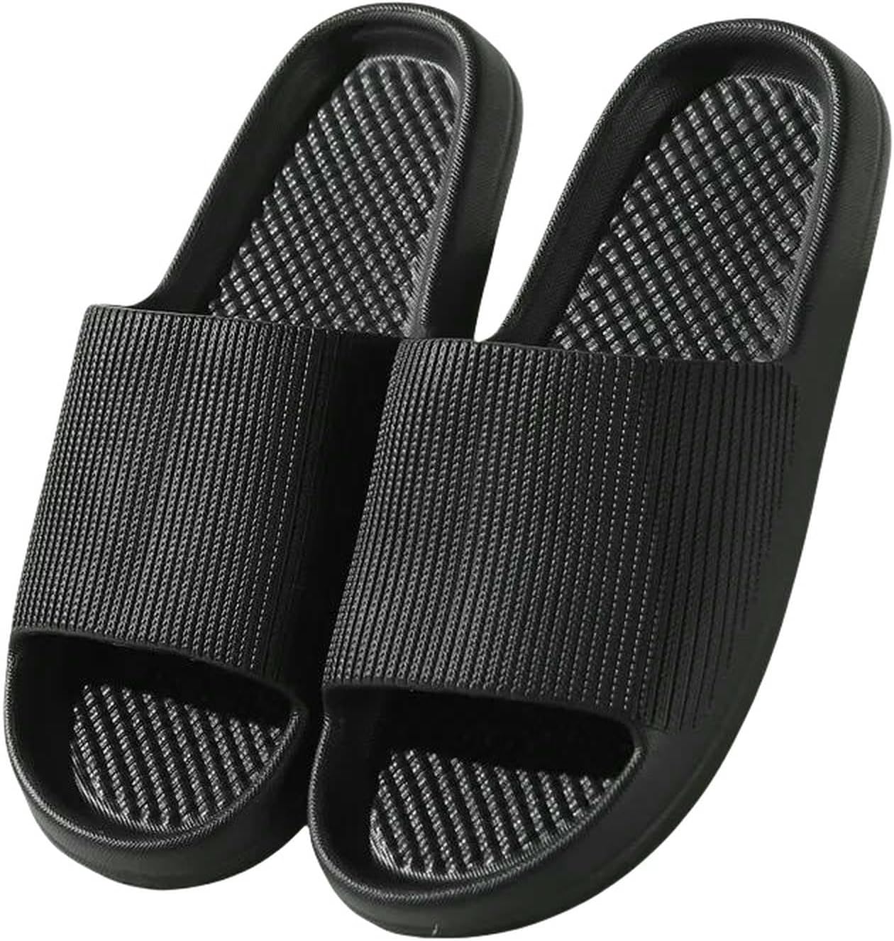 Домашние тапочки UEBHERV Летние женские тапочки для дома Мягкие туфли на подошве Скользящие шлепанцы для пары Нескользящие повседневные сандалии, черный
Домашние тапочки UEBHERV Летние женские тапочки для дома Мягкие туфли на подошве Скользящие шлепанцы для пары Нескользящие повседневные сандалии, черный