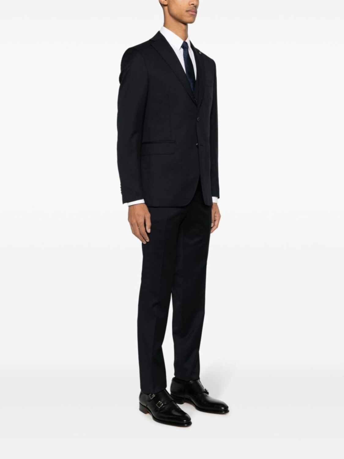 Tagliatore костюм из вирджинской шерсти с логотипом, синий
Tagliatore костюм из вирджинской шерсти с логотипом, синий