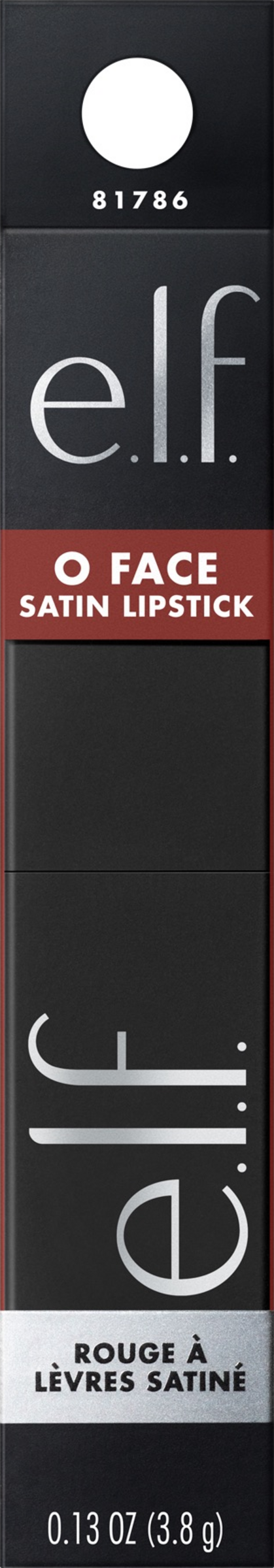 Губная помада e.l.f. Cosmetics O Face Satin Lipstick Drive 
Губная помада e.l.f. Cosmetics O Face Satin Lipstick Drive