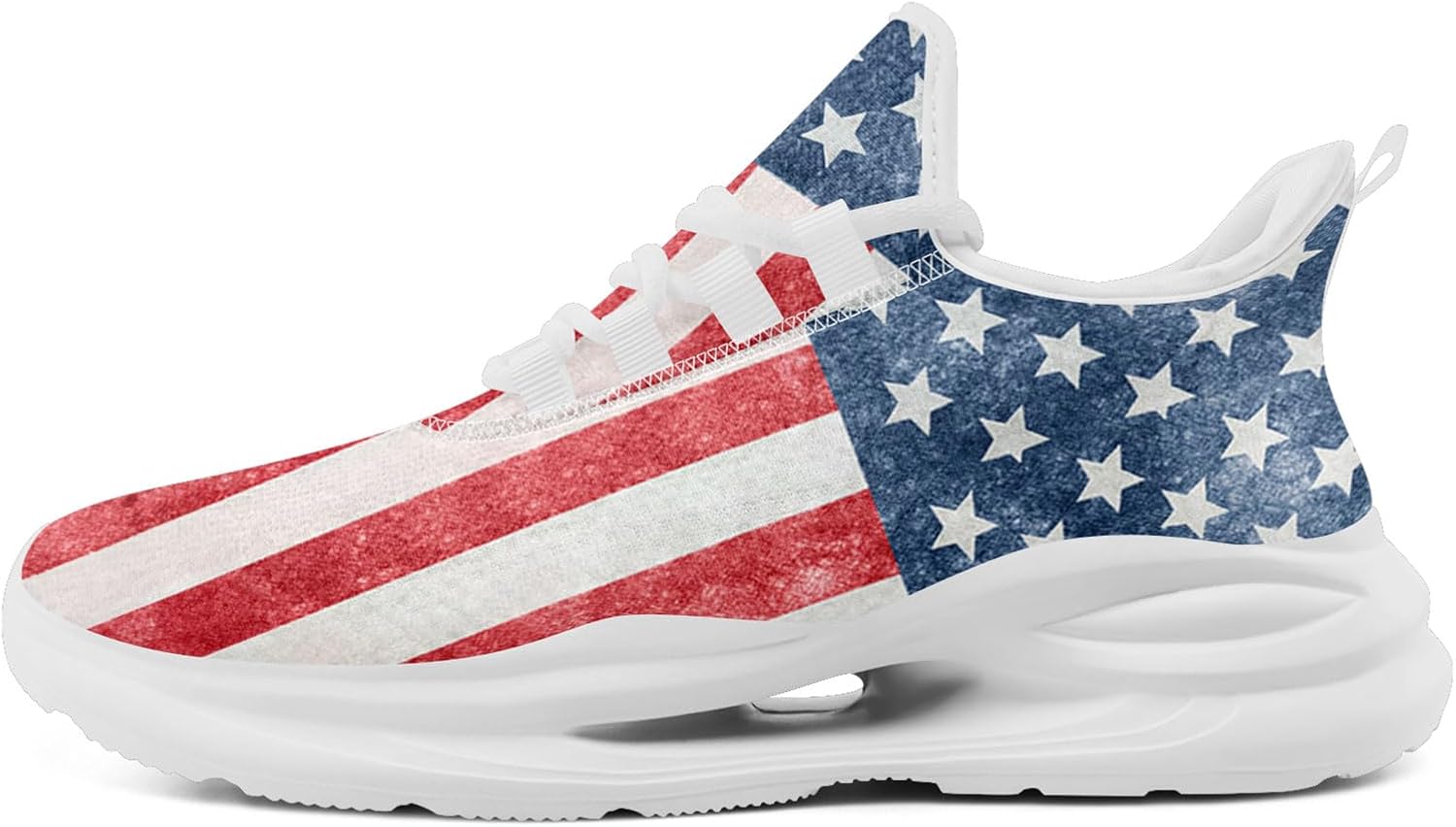 Мужские беговые кроссовки с сеткой, дизайн с американским флагом для патриотических энтузиастов и ветеранов Onegam, белый/красный
Мужские беговые кроссовки с сеткой, дизайн с американским флагом для патриотических энтузиастов и ветеранов Onegam, белый/красный