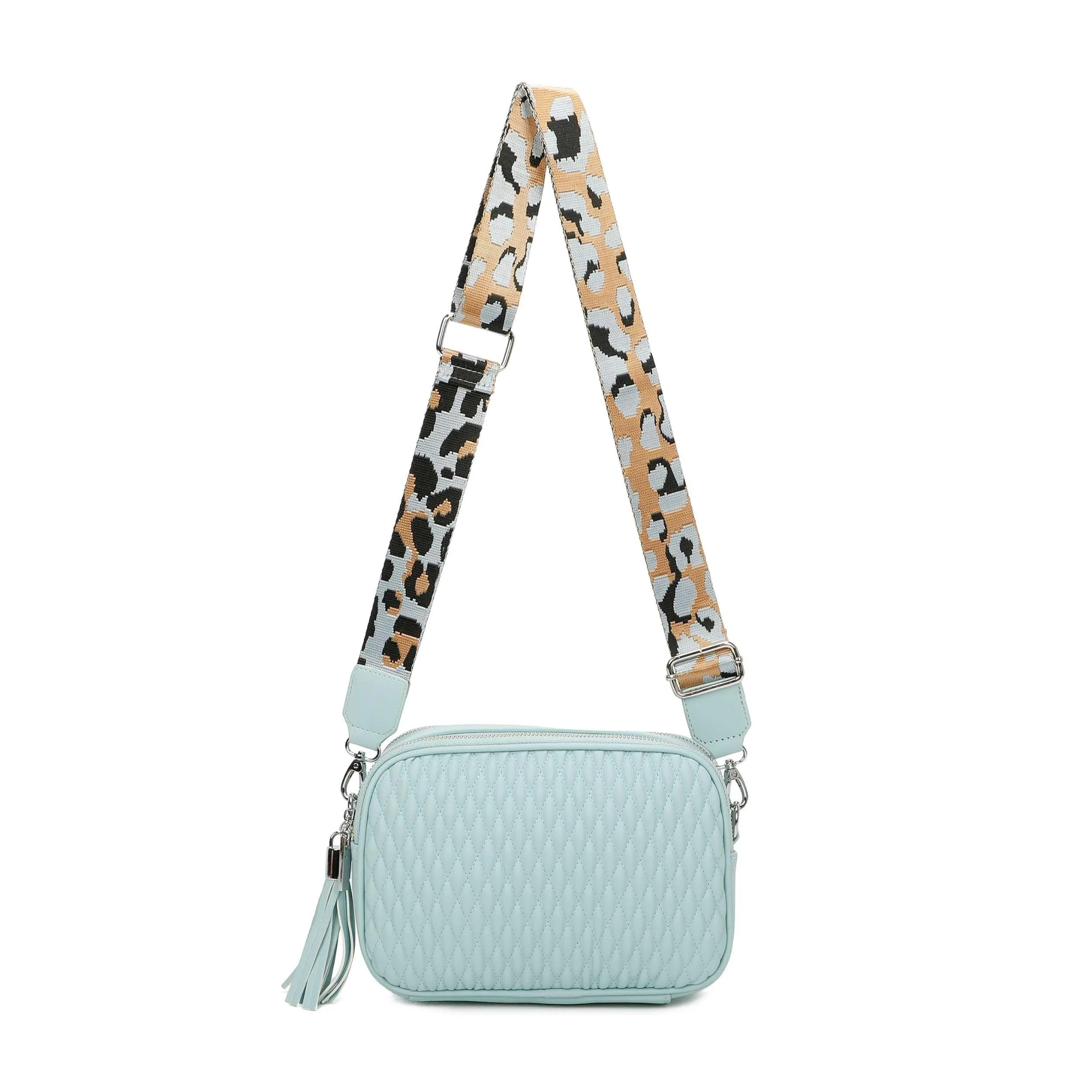 Стеганая сумка через плечо с подвеской и широким ремешком для фотоаппарата с кисточками Kitise, синий
Стеганая сумка через плечо с подвеской и широким ремешком для фотоаппарата с кисточками Kitise, синий