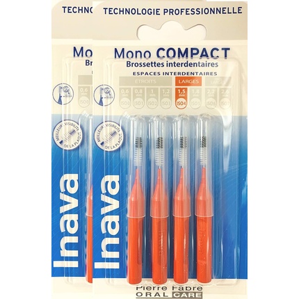 Межзубные ершики 1,5 мм - упаковка из 4 шт Inava
Межзубные ершики 1,5 мм - упаковка из 4 шт Inava