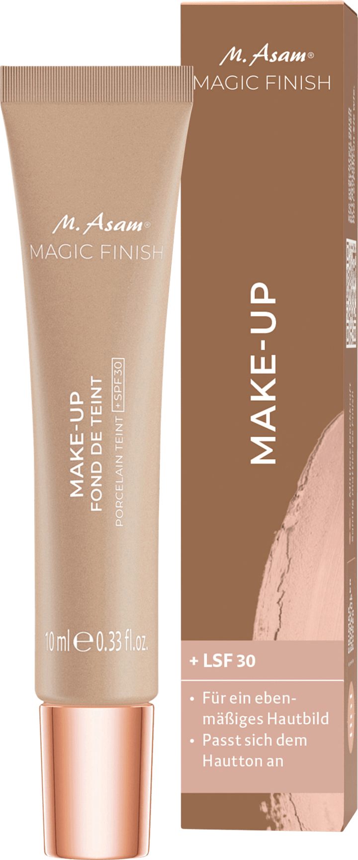 Тональный крем M. Asam Foundation Make-Up Porcelain Teint LSF 30, 10 ml
Тональный крем M. Asam Foundation Make-Up Porcelain Teint LSF 30, 10 ml