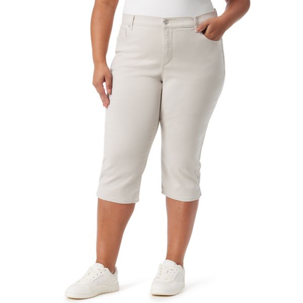 Капри с разрезом Amanda больших размеров Gloria Vanderbilt, цвет stonewood 
Капри с разрезом Amanda больших размеров Gloria Vanderbilt, цвет stonewood