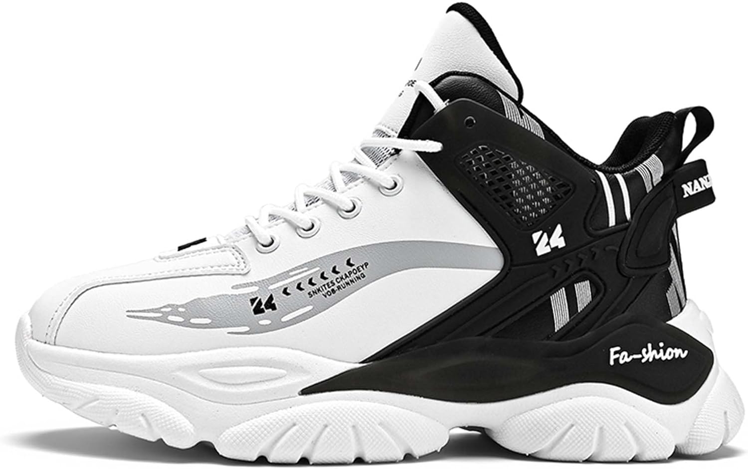 Мужские модные высокие кеды из кожи, повседневная обувь, противоскользящие кроссовки, обувь для спорта в помещении или на улице Generic, белый
Мужские модные высокие кеды из кожи, повседневная обувь, противоскользящие кроссовки, обувь для спорта в помещении или на улице Generic, белый