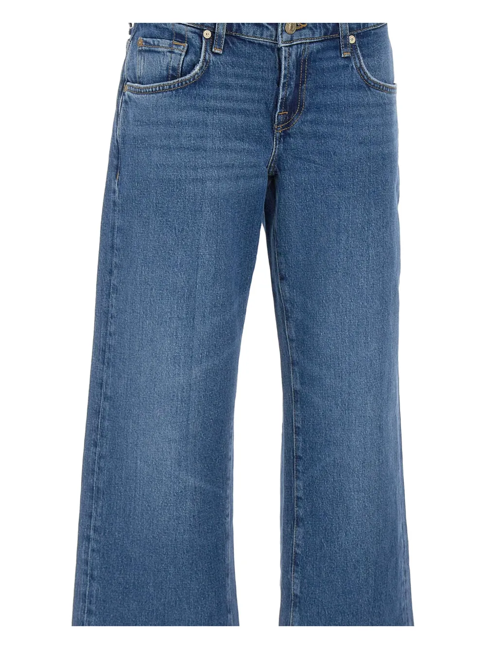 Прямые джинсы с пятью карманами 7 For All Mankind, синий
Прямые джинсы с пятью карманами 7 For All Mankind, синий