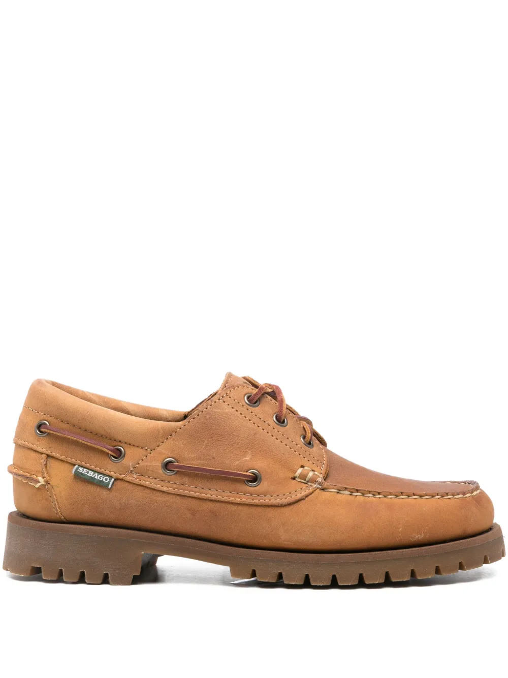 Кожаные топсайдеры на шнуровке Sebago, коричневый
Кожаные топсайдеры на шнуровке Sebago, коричневый