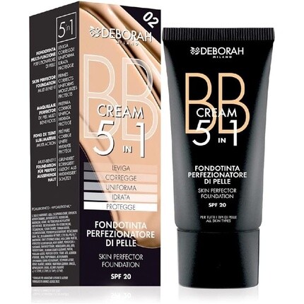 Milano Bb Cream Foundation Формула 5 в 1 с SPF 20 5.1G, Deborah
Milano Bb Cream Foundation Формула 5 в 1 с SPF 20 5.1G, Deborah