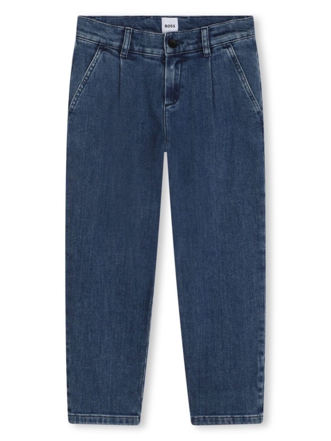 BOSS Kidswear прямые джинсы средней посадки, синий
BOSS Kidswear прямые джинсы средней посадки, синий