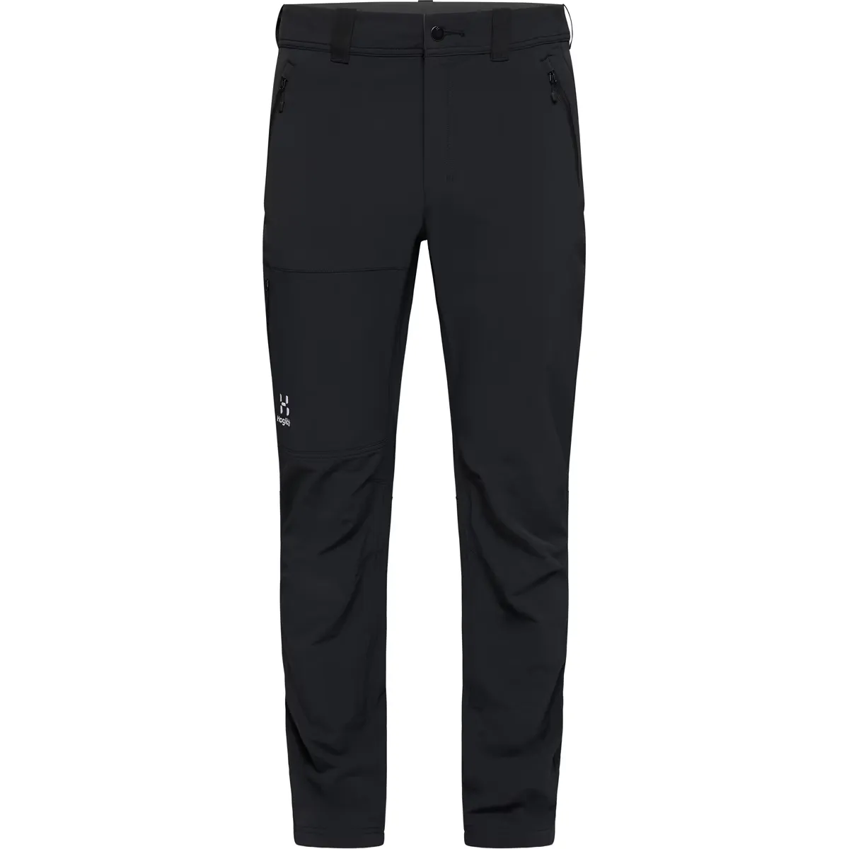 Мужские брюки Morän Softshell Slim Haglöfs, черный 
Мужские брюки Morän Softshell Slim Haglöfs, черный