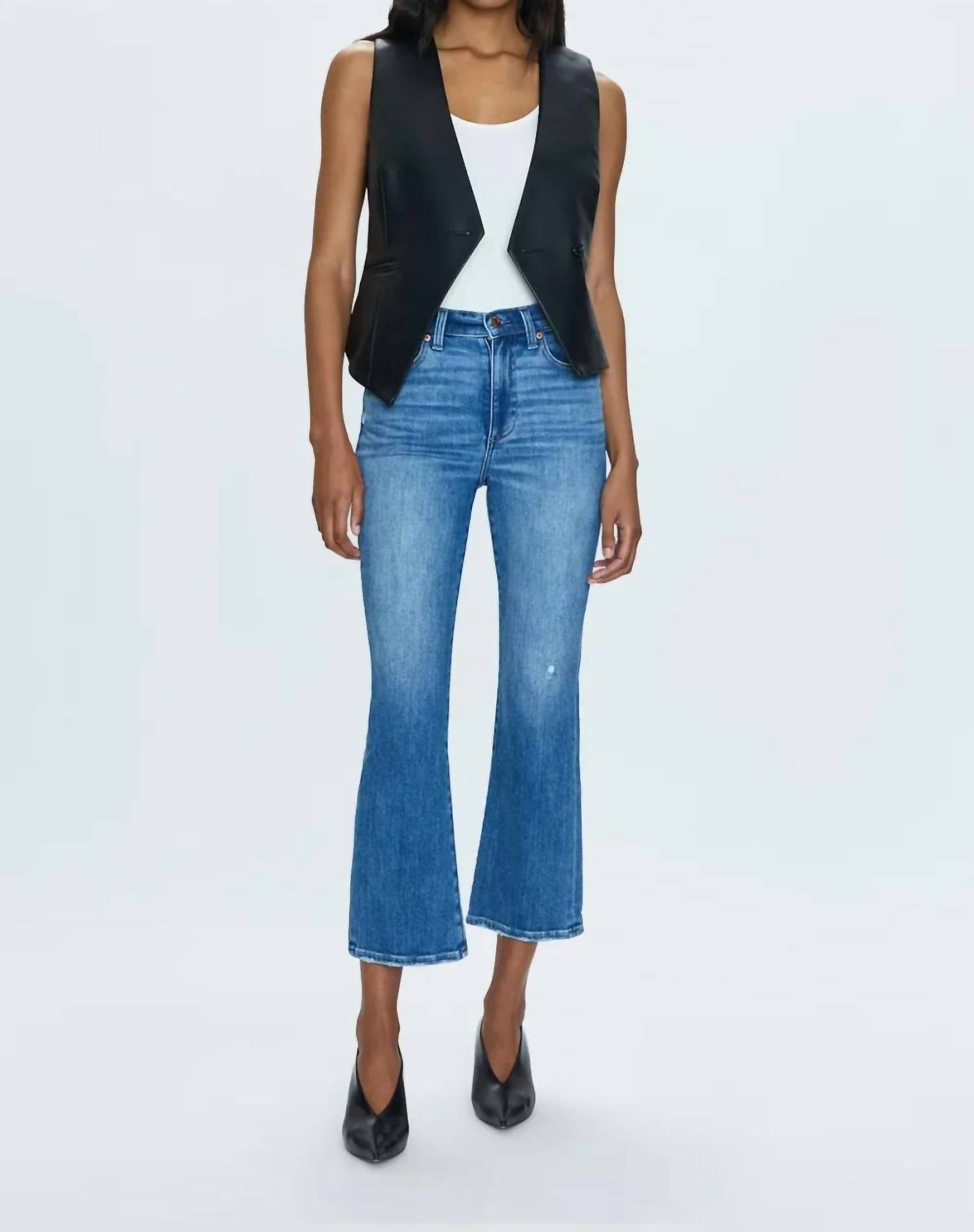 Укороченные джинсы-клеш Lennon в винтажном стиле Fling PISTOLA, синий
Укороченные джинсы-клеш Lennon в винтажном стиле Fling PISTOLA, синий