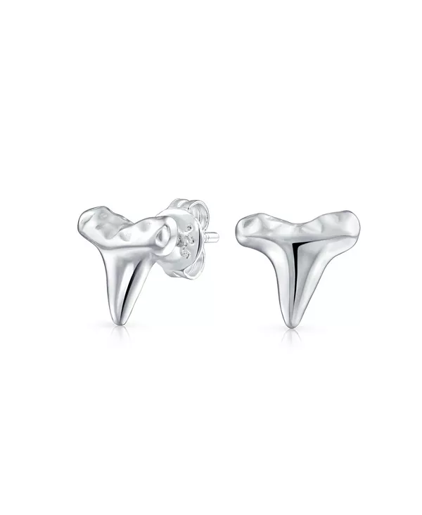 Маленькие серьги-гвоздики с изображением морского животного, гавайской акулы, текстурированные, из стерлингового серебра, украшения для отпуска Bling Jewelry, silver
Маленькие серьги-гвоздики с изображением морского животного, гавайской акулы, текстурированные, из стерлингового серебра, украшения для отпуска Bling Jewelry, silver