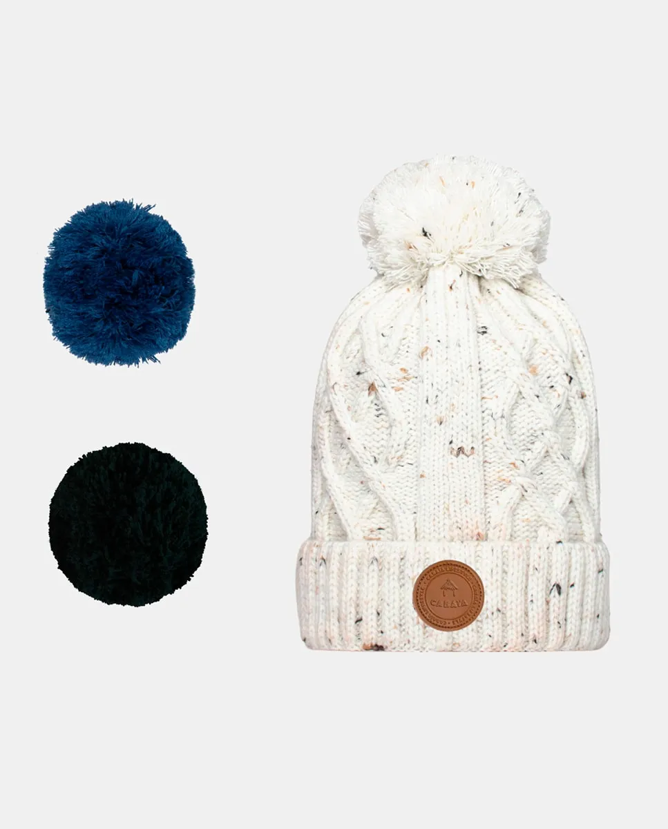 Черная шапка с тремя съемными помпонами черного, горчичного и кремового цветов Cabaia, пастельно-розовый
Черная шапка с тремя съемными помпонами черного, горчичного и кремового цветов Cabaia, пастельно-розовый