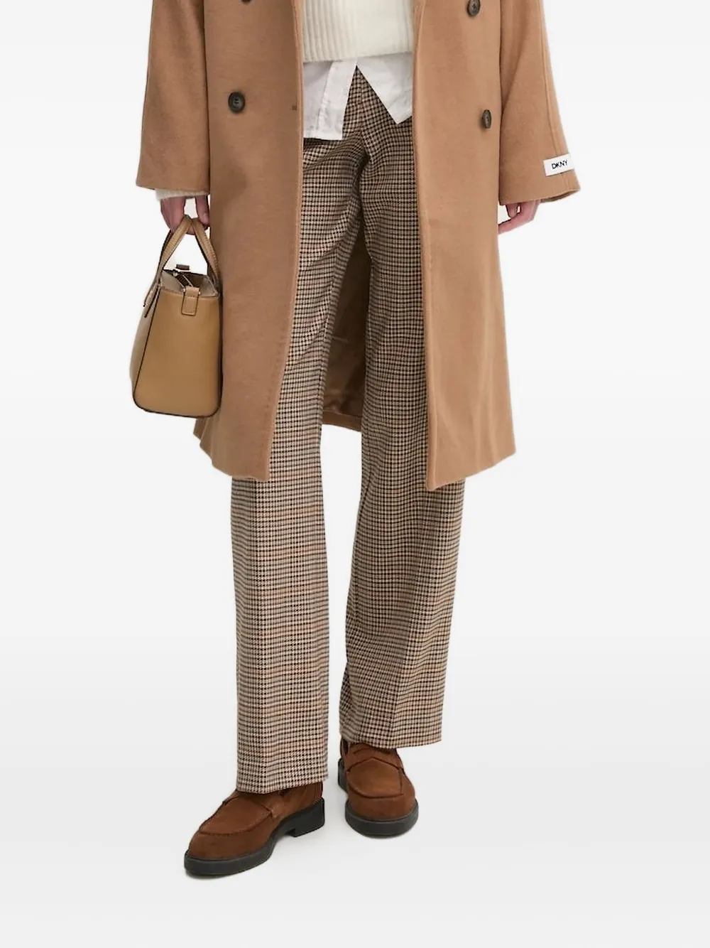 Брюки в ломаную клетку Pedro Del Hierro, коричневый
Брюки в ломаную клетку Pedro Del Hierro, коричневый