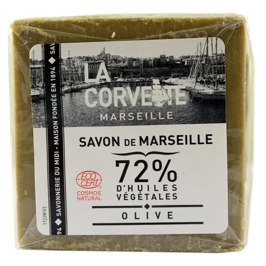 Оливковое марсельское мыло, 300 г La Corvette
Оливковое марсельское мыло, 300 г La Corvette