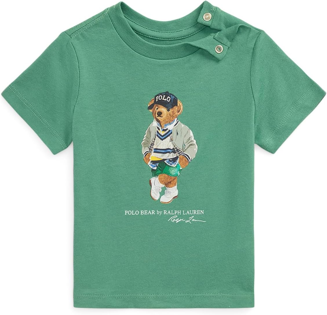 Футболка Polo Bear из хлопкового джерси Polo Ralph Lauren Kids, Fairway Green Bear
Футболка Polo Bear из хлопкового джерси Polo Ralph Lauren Kids, Fairway Green Bear