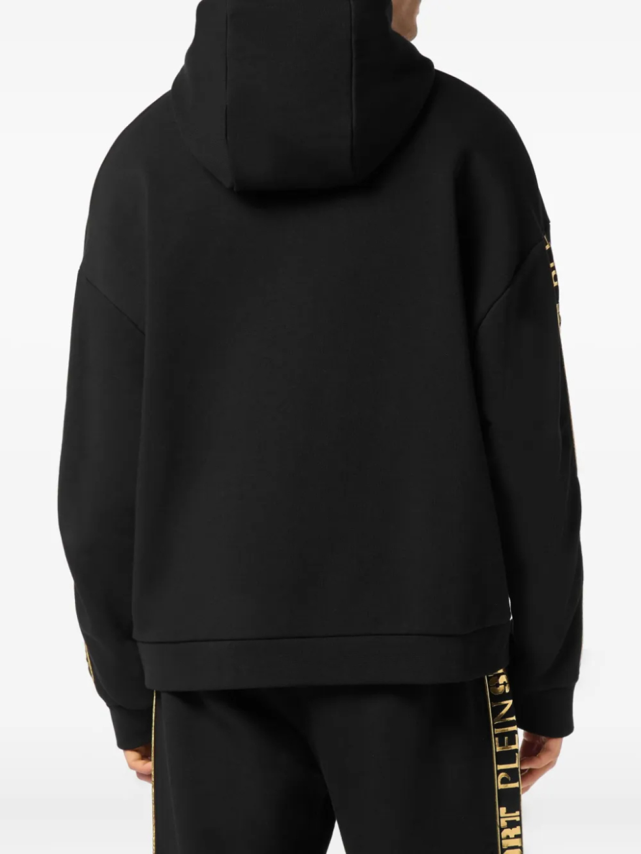 Худи с логотипом Plein Sport, черный 
Худи с логотипом Plein Sport, черный
