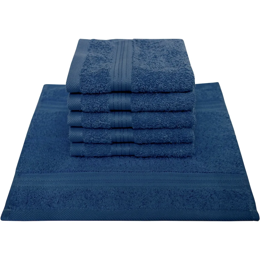 Махровое полотенце Siena с каймой Dyckhoff, темно-синий
Махровое полотенце Siena с каймой Dyckhoff, темно-синий