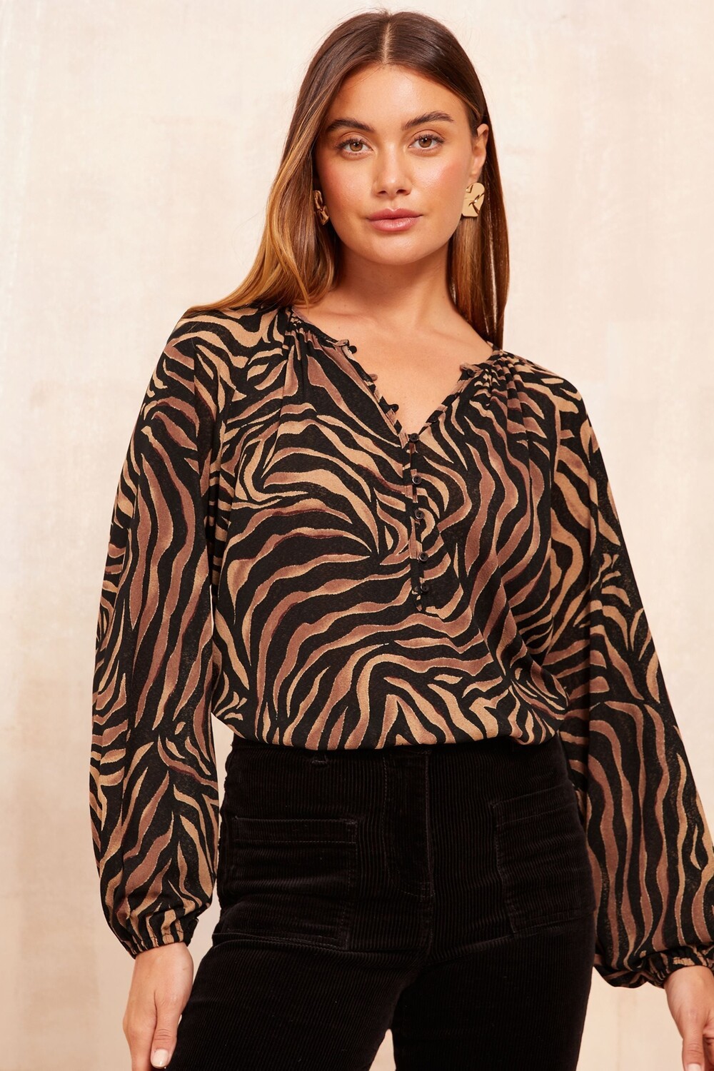 Сетчатый топ с длинными рукавами Friends Like These, коричневый
Сетчатый топ с длинными рукавами Friends Like These, коричневый