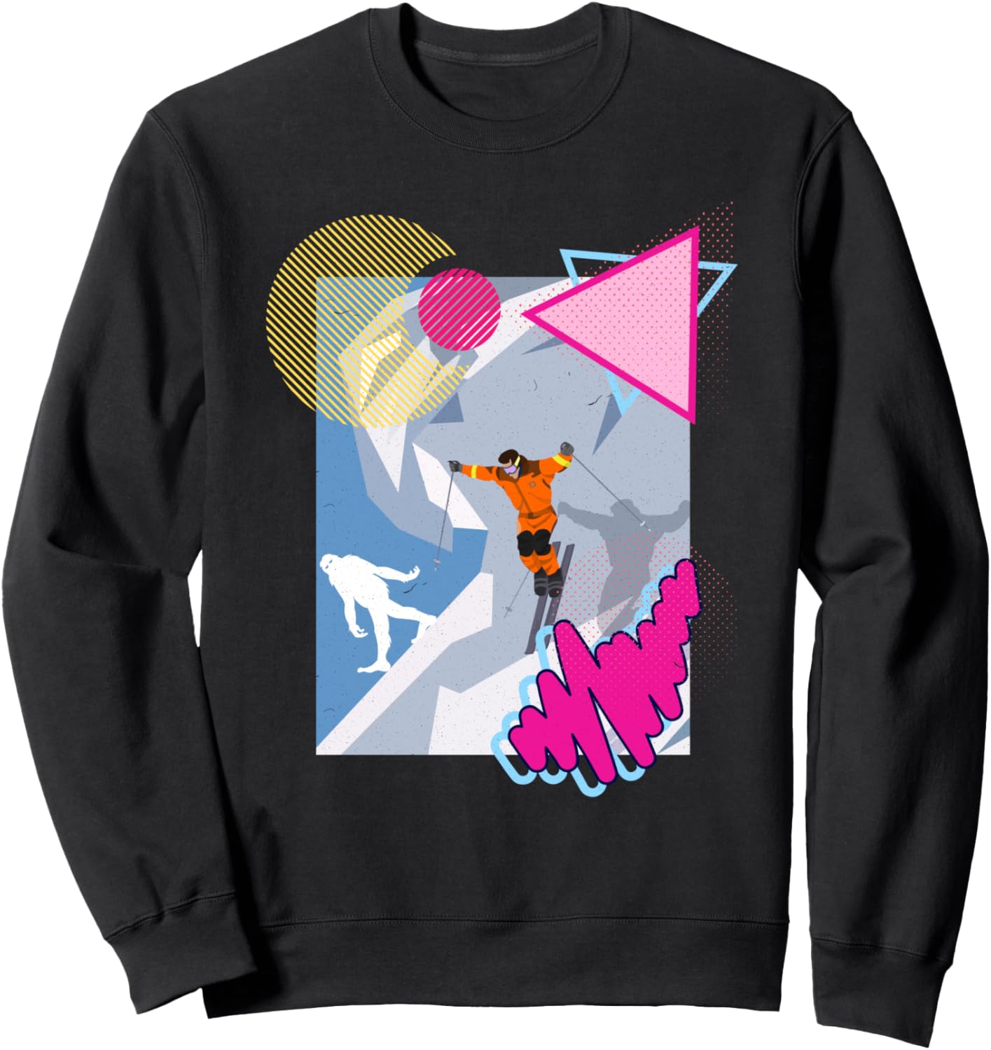 Ретро-винтажная толстовка 90-х годов с изображением лыжников и Йети Retro Kawaii Gifts, черный
Ретро-винтажная толстовка 90-х годов с изображением лыжников и Йети Retro Kawaii Gifts, черный