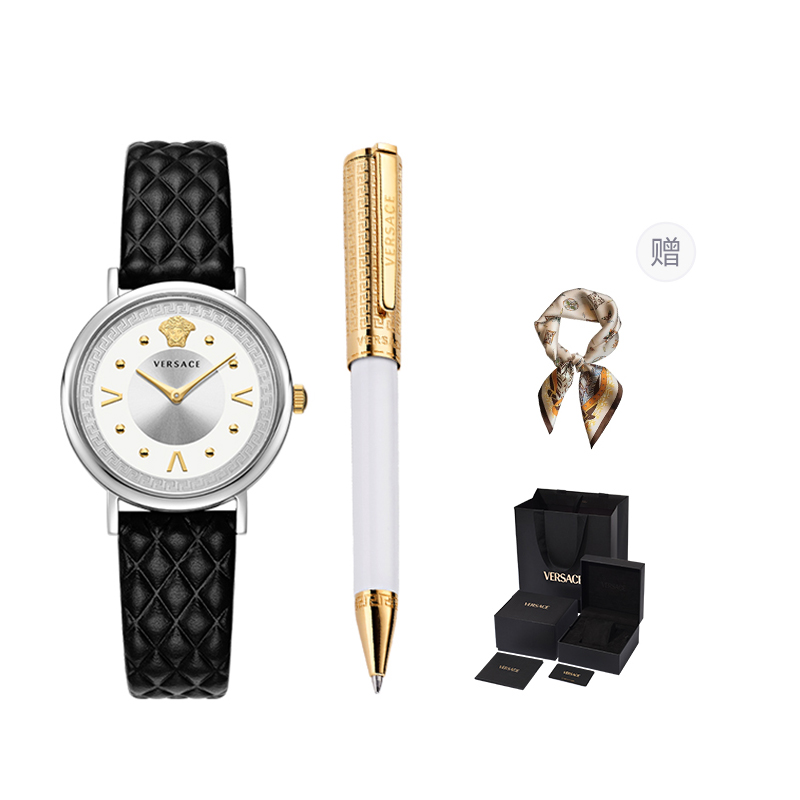 VERSACE Часы New Lady 35mm, White Black Watch+Signature Pen
VERSACE Часы New Lady 35mm, White Black Watch+Signature Pen