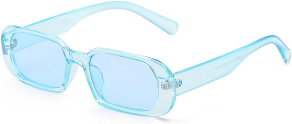 LVTFCO Модные маленькие прямоугольные солнцезащитные очки для женщин с прозрачными линзами Ocean, винтажные женские солнцезащитные очки с защитой от УФ-излучения UV400 для мужчин, Blue
LVTFCO Модные маленькие прямоугольные солнцезащитные очки для женщин с прозрачными линзами Ocean, винтажные женские солнцезащитные очки с защитой от УФ-излучения UV400 для мужчин, Blue