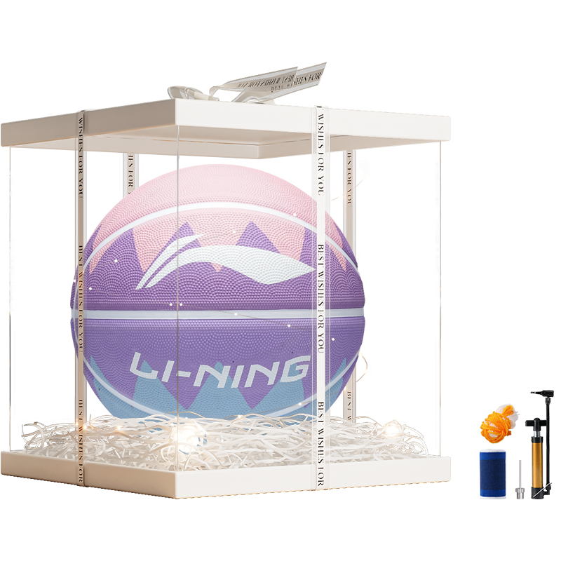 LINING Резиновый баскетбольный мяч pink purple размер 7 тренировочный unisex
LINING Резиновый баскетбольный мяч pink purple размер 7 тренировочный unisex