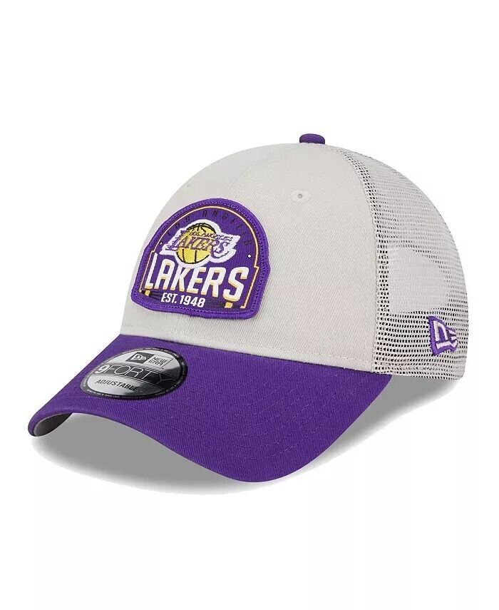 Мужская регулируемая кепка цвета хаки/фиолетового Los Angeles Lakers Throwback Patch Trucker 9Forty New Era, коричневый
Мужская регулируемая кепка цвета хаки/фиолетового Los Angeles Lakers Throwback Patch Trucker 9Forty New Era, коричневый