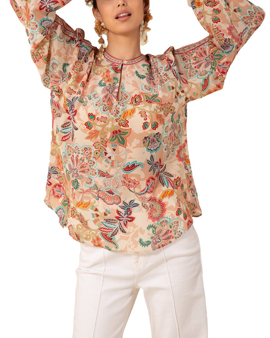 Hale Bob Блузка Maisie из шелка, бежевый
Hale Bob Блузка Maisie из шелка, бежевый