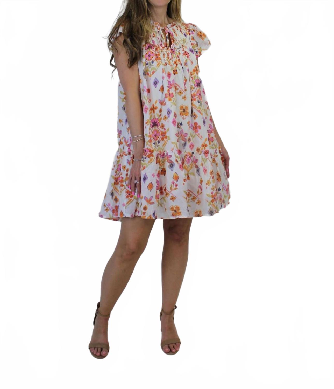 Весеннее платье мини с защипами в кремовом мультиколоре FATE
Весеннее платье мини с защипами в кремовом мультиколоре FATE