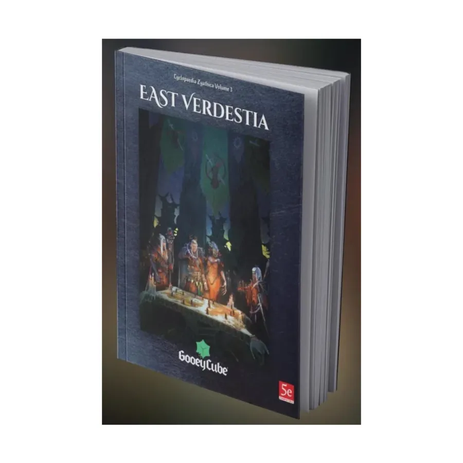 Cyclopaedia Zyathica Vol. 3 - East Verdestia, World of Zyathe RPG (5e), мягкая обложка 
Cyclopaedia Zyathica Vol. 3 - East Verdestia, World of Zyathe RPG (5e), мягкая обложка