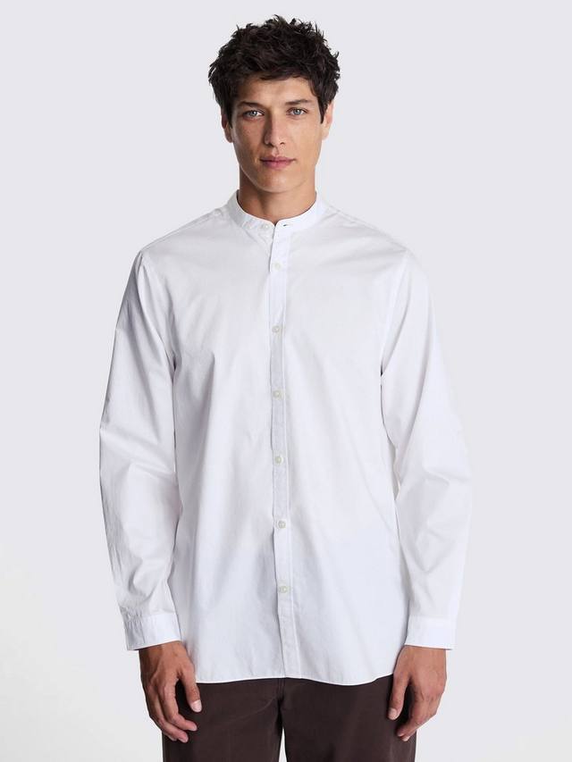 Футболка с отложным воротником из тонкого твила Moss, White
Футболка с отложным воротником из тонкого твила Moss, White