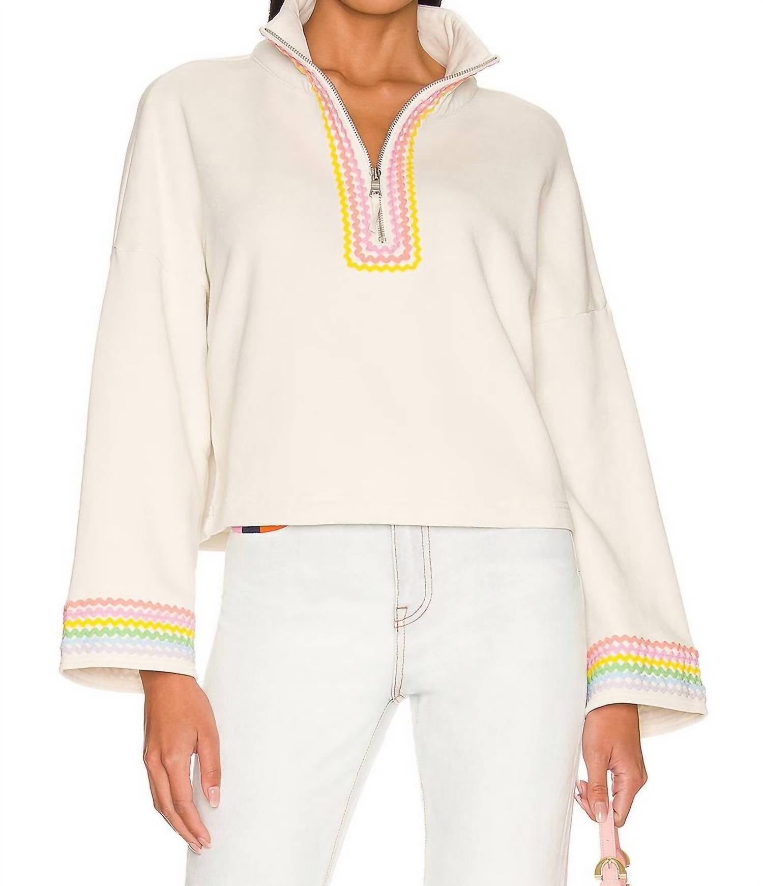 Толстовка с аппликацией и застежкой-молнией до середины груди, радужная/разноцветная SOMETHING NAVY, rainbow/multi
Толстовка с аппликацией и застежкой-молнией до середины груди, радужная/разноцветная SOMETHING NAVY, rainbow/multi